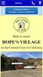 Mobile Screenshot of hopesvillageofslo.com